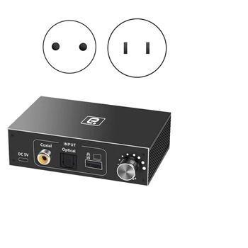 192Khz Hi-fi Audio Dekoder DAC Digitalno Analogni Pretvornik Napajalnik TV Koaksialni Optični USB OTG Ojačevalnik za Slušalke Slike