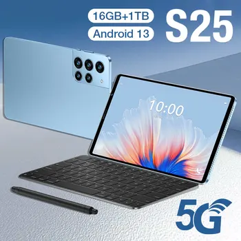 2024 Original Globalni Različici S25 Snapdragon 888 Tablet PC 16GB 1TB Android 13 HD Zaslon, 5G Wifi GPS tablet Dual SIM Kartici Slike