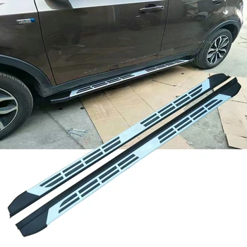 2Pcs Teče Plošče Strani Koraki Pedala Nerf Bar Paše za Mazda CX-5 CX 5 CX 2017-2023 Slike