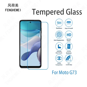 3Pcs/Veliko Za Motorola Moto G73 FENGHEMEI Kaljeno Steklo Screen Protector Slike