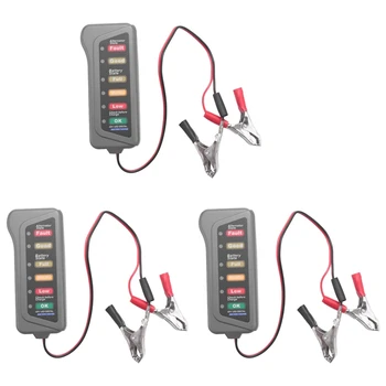 3X 12V Akumulator & Alternator Tester - Test Stanje Baterije & Alternator Polnjenje (LED Indikacija) Slike