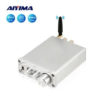 AIYIMA MA12070 Bluetooth 5.0 Ojačevalnik 80Wx2 Dual Channel Audio Amplificador HI-fi Zvok Ojači Zvočnik za Domači Kino DIY Slike