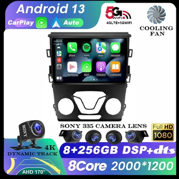 Android 13 avtoradio Za Ford Mondeo 5 Fusion 2012 - 2014 GPS Navigacija QLED 4G LTE WIFI Multimedijski Predvajalnik, Stereo 360 Fotoaparat BT Slike