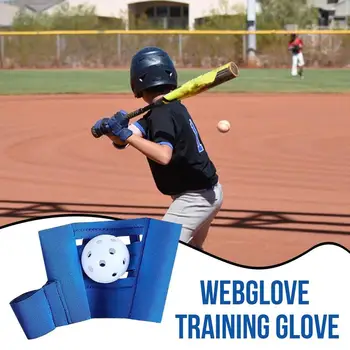 Baseball Zaščitna Drsna Mitt Mladi Elastična Softball Lovilcev Mitt Rokavice Za Igre Z Žogo Pomoči Za Usposabljanje Za Začetnike Otroci Učitelj Slike