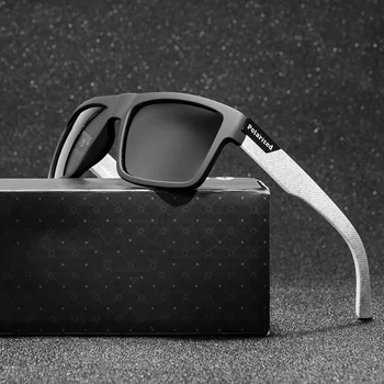 Blagovno Znamko Design Polarizirana Sončna Očala Moških Voznik Odtenki Moški Vintage Sončna Očala Za Moške Spuare Pisane Poletne Oculos 918 Slike
