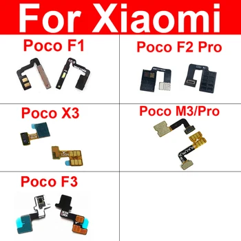 Bližina Okolja Flex Kabel Za Xiaomi Mi Pocophone F1 POCO F3 F2 M3 Pro X3 X3 NFC Svetlobni Senzor Bližine Flex Kabel Deli Slike