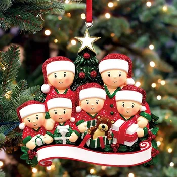 Božična Risanka Santa Claus Obesek Božično Drevo za Obešanje Oranment Navidad Novo Leto 2024 Darilo Božič Okraski za Dom Noel Slike