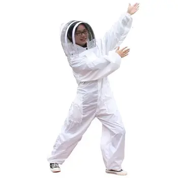 Celoten sklop čebel zaščitna oblačila za čebelarstvo, dustproof in nepremočljiva. Čebela lov in čebelarstvo, dihanje Slike