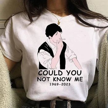 Chandler Bing Tee ženske Y2K oblikovalec tshirt anime dekle oblačila Slike