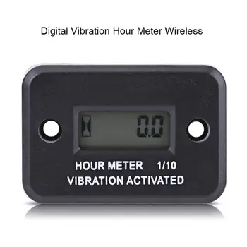 Digitalni Vibracije Uro Meter Merilnik Brezžičnega omrežja za opozarjanje z vibriranjem Stroj motorno kolo, Čoln Morskih Avto Slike