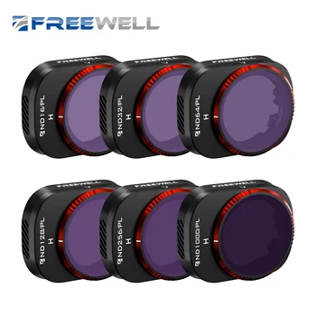 Freewell Svetel Dan-6Pack Hibridni ND16/PL, ND32/PL, ND64/PL, ND128/PL, ND256/PL, in ND1000/PL združljiv z Mini Pro 4 Slike