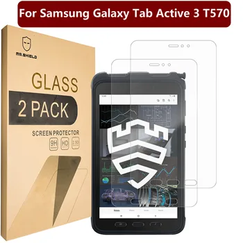 G. Ščit [2-PACK] Izdelana Za Samsung Galaxy Tab Aktivno 3 T570 [Kaljeno Steklo] Screen Protector Slike