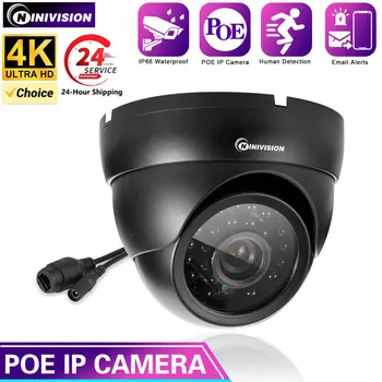 HD 8MP 5MP POE Fotoaparat Človeško Zaznavanje 24 Array LED Ir 8.0 MP Ločljivosti HD Z 3.6 mm Objektivom CCTV Doma Varnostne Kamere Slike