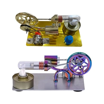 Izobraževalni Model Igrača Nizke Temperature Stirling Motor Modela, Generator Desk Model Dropship Slike