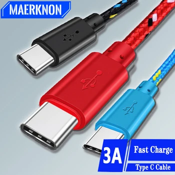 Maerknon USB Tip C Kabel za Sinhronizacijo Podatkov, Polnilnik USB Kabel Za Samsung S22 Huawei Mate60 Pro Telefon Xiaomi Kabli Podatkovni Kabel TypeC Žice Slike
