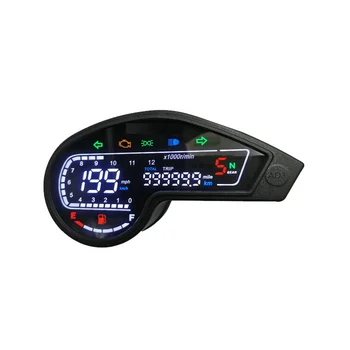 Motorno kolo Digitalni LED prevožene poti merilnik Hitrosti merilnik vrtljajev za NXR150 125 2003-2014 XR150 GY200 Mehika Brazilija Slike
