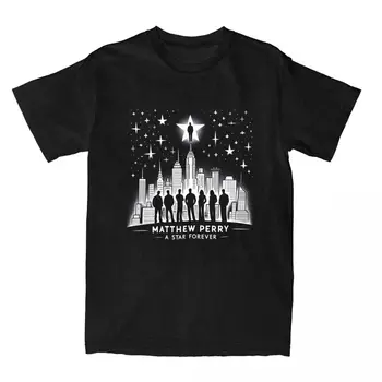 Moški Ženske Počiva V Miru Chandler Bing T Shirt Merch Matthew Perry Čista Bombažna Oblačila Super Tee Shirt Odraslih Slike