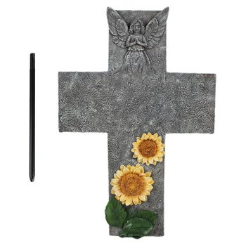 Navzkrižno Spominski Kamen Kamni Spomina Obesek Headstone za Grob Kovinski Tombst Slike