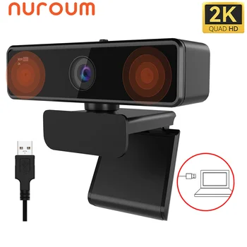 NUROUM V11 Webcam 1080P 60fps Full HD Web Kamera Z Mikrofonom USB Web Cam Za PC Računalnik Mac Zoom Skype Mini Kamera Slike