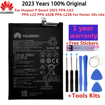 Original 5000mAh HB526488EEW Za Huawei P Smart 2021 UJP-LX2 UJP-L22 UJP-L02B UJP-L22B Za Čast 10x Lite Baterije Bateria Slike