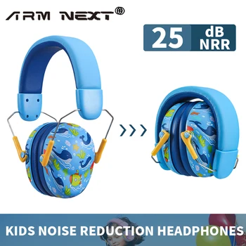 Otroci šumov, Slušalke 25db Zmanjšanje Hrupa Uho Tepec Ušesa Zvok Dokaz, Naušniki za Šolske Otroke Darila Slike