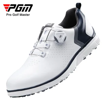 PGM Moški Čevlji za Golf Gumb Shoelaces Anti-strani Slip Nepremočljiva Športne Moške Čevlje, Superge XZ226 Slike