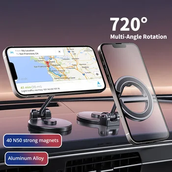 Primerna za MagSafe Navigacija Mobilni Telefon Avto Nosilec, [40 Močan Magnet] Magnetna Privlačnost, za iPhone14, 13, 12 Pro Max Slike