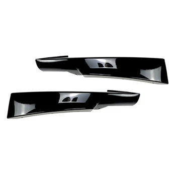 Sijajna Črna Sprednji Odbijač za Ustnice Kotu Zajema Trim Nižje Zaščitnik Splitter Spojler za BMW E90 320I 330I M-Tech LCI 09-12 Slike