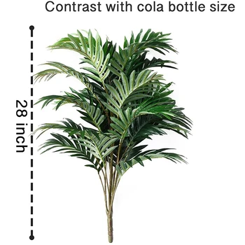 Umetni Palmovih Listov Rastlin Umetno Ponaredek Tropskih Veliko Listnih Umetna Rastlina Slike