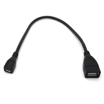USB 2.0 Ženski Mikro USB Ženski vmesnik USB 2.0 Kabel za Prenos Podatkov Slike