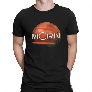 V Prostranstva Vesolja Sci-Fi MCRN T Shirt Harajuku Gothic Tshirt za Moške O-Vratu Ulične Slike