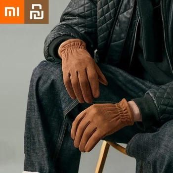 Xiaomi Youpin Zimske Kolesarske Rokavice Toplo Zaslon Na Dotik Plus Žamet Mens Rokavice, Modni Preprosto Trdno Zgostitev Športih Na Prostem Slike