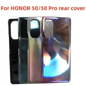 Za Huawei Honor 50/50 Pro Pokrovček Za Baterijo Nazaj Steklena Plošča, Zadnja Stanovanjska Vrata Primeru Zamenjava Za Čast 50 Pro Pokrov Baterije Slike