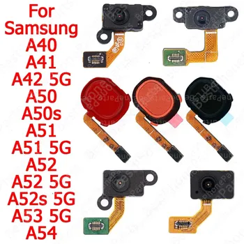Za Samsung Galaxy A52 A52s A53 5G A54 A40 A41 A42 5G A50 A50s A51 Prstnih Senzor Flex Kabel Prst Tiskanja, Optičnega bralnika Slike