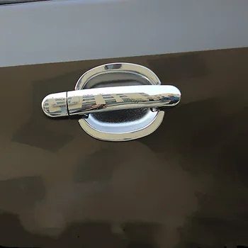 Za Volkswagen Tiguan 2011-2013 2014 2015 ABS Chrome Vrata Avtomobila Ročaj Kritje Pokal Skledo Trim Avto Nalepke Avto Styling Dodatki Slike